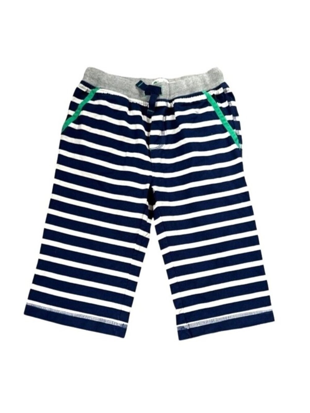 NWOT Mini Boden Blue White Striped Baggies Shorts 11Y 146 cm